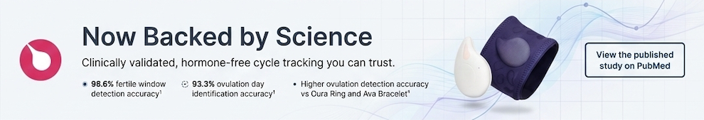 Tempdrop clinically validated cycle tracking with published study results showing high accuracy in fertile window and ovulation detection 